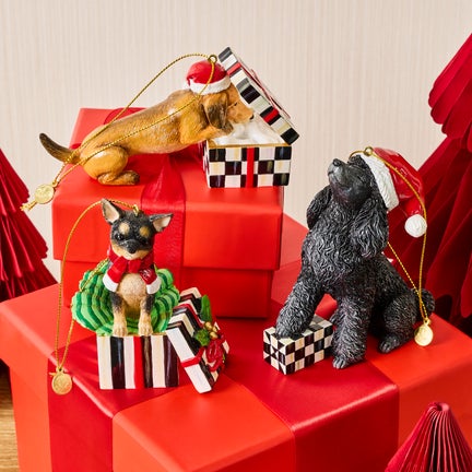 Holiday Dachshund Dog Ornament