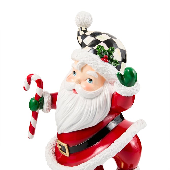 Holiday Twinkly Toes Santa Figurine image number 2