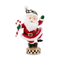 Holiday Twinkly Toes Santa Figurine