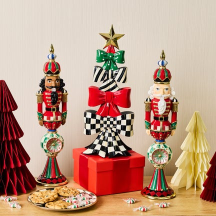 Holiday Stacked Bow Tree