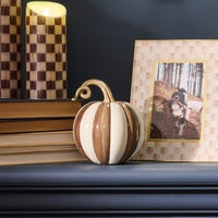 Chocolate Stripe Mini Pumpkin