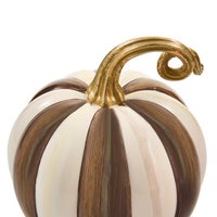 Chocolate Stripe Mini Pumpkin