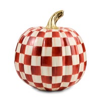 Paprika Check Medium Pumpkin