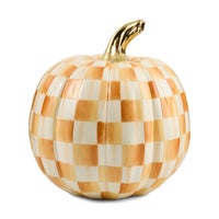 Amber Check Medium Pumpkin