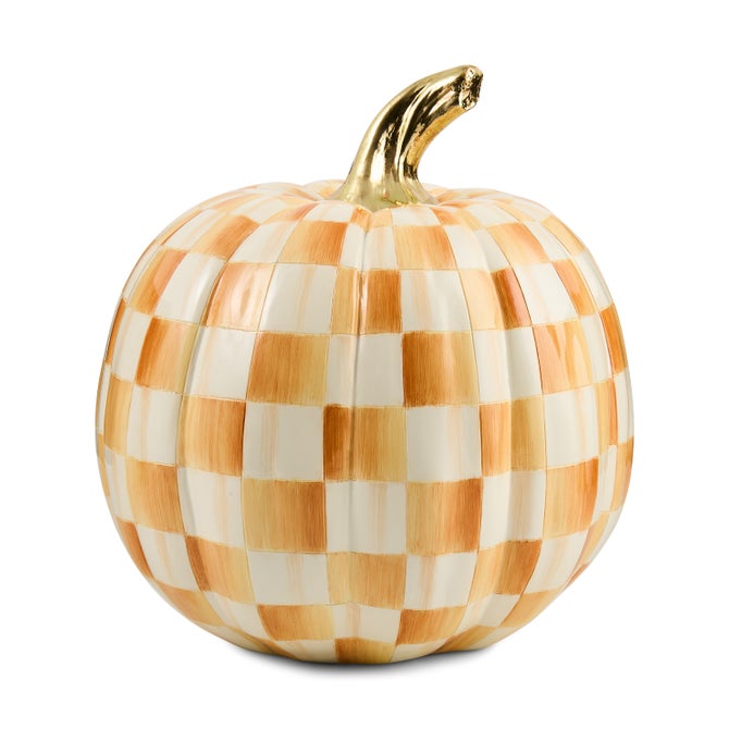 Amber Check Medium Pumpkin image number 0
