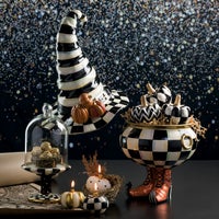 Courtly Stripe Witch's Hat