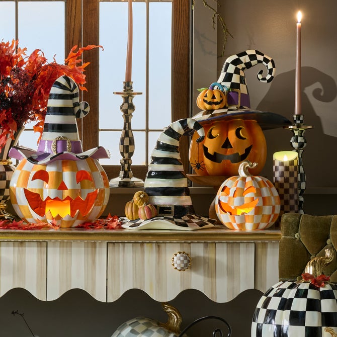 Courtly Stripe Witch's Hat image number 6