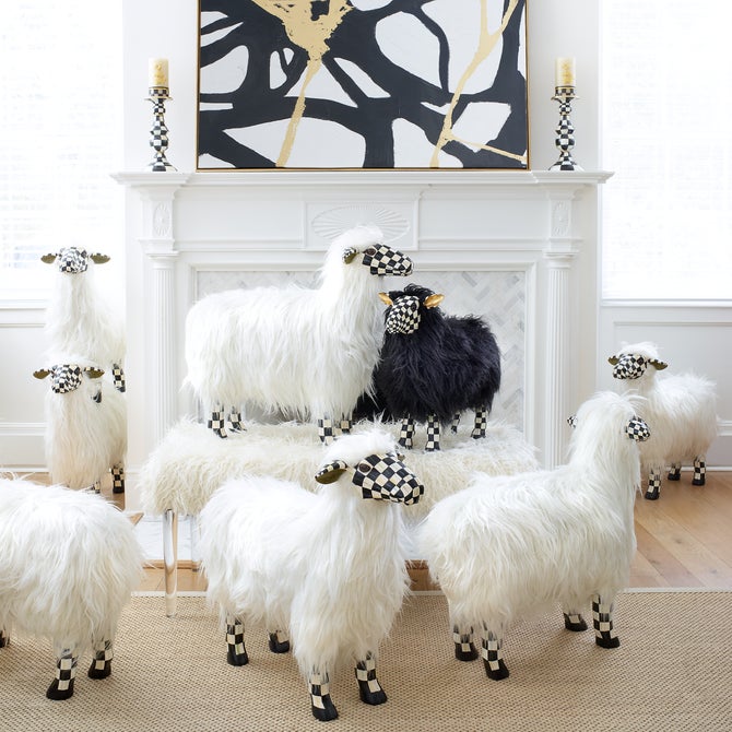 Courtly Check White Sheep - Large image number 1