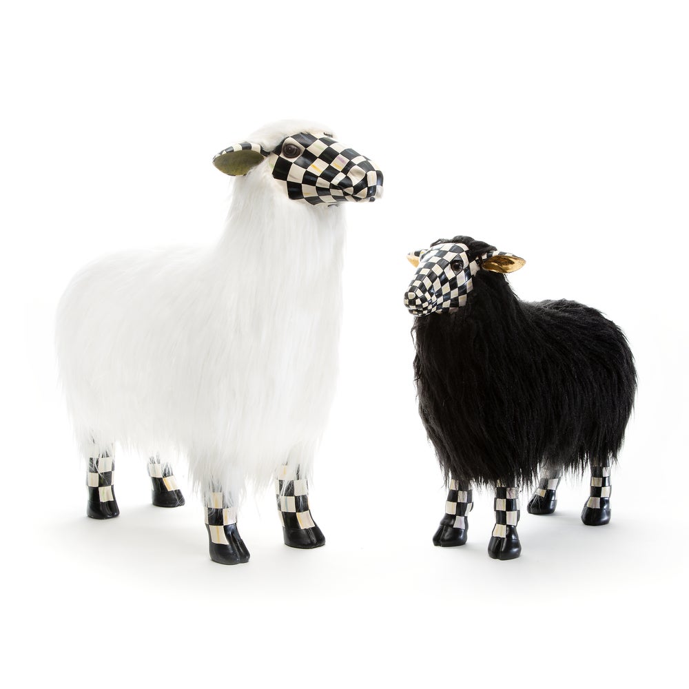 MacKenzie-Childs | Courtly Check Black Sheep - Small