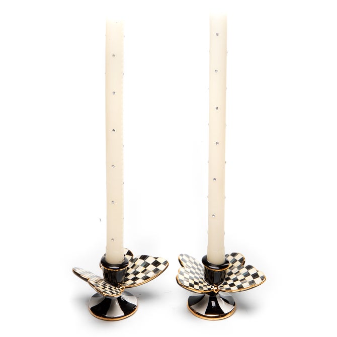 Courtly Check Butterfly Candle Holders, Set of 2 image number 2