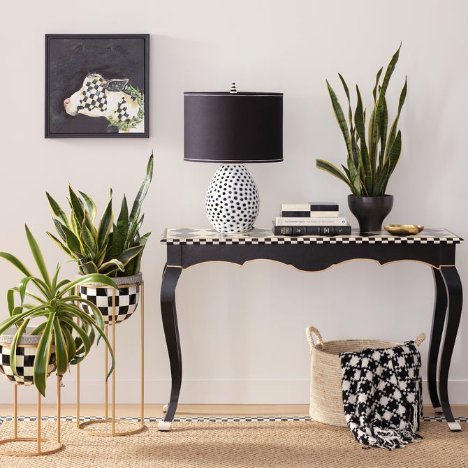 Courtly Check Tall Plant Stand image number 10