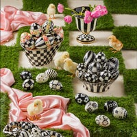 Courtly Stripe Tabletop Urn