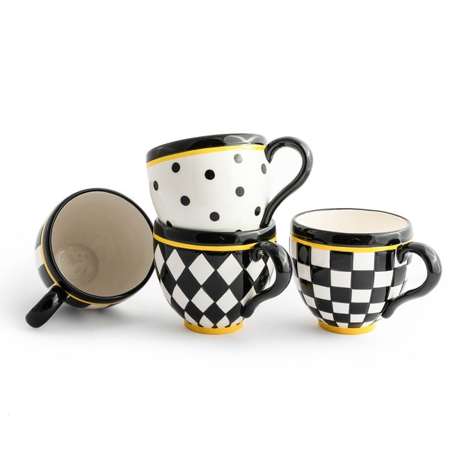 Courtly Mugs, Set of 4 image number 1