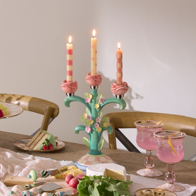 Rosy Meadow Candelabra image number 3