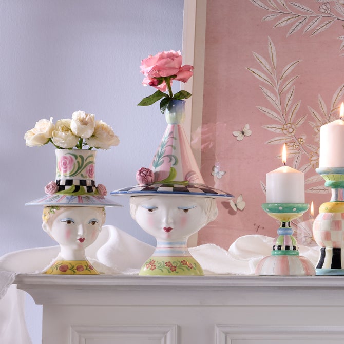 Rosy Meadow Lady Rose Lidded Vase image number 4