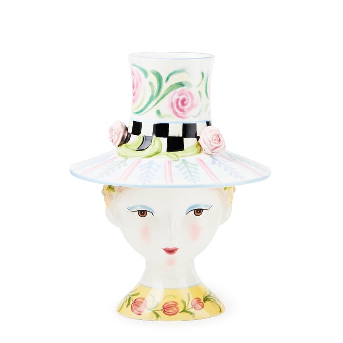 Rosy Meadow Lady Rose Lidded Vase image number 0