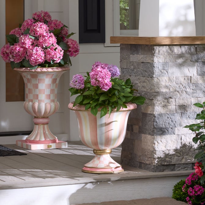 Rosy Stripe Urn image number 1