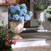 Rosy Stripe Urn