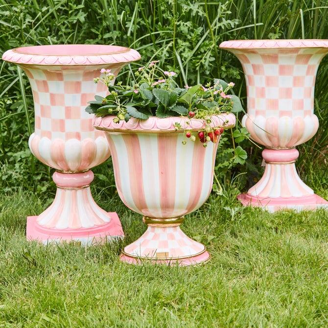 Rosy Stripe Urn image number 4