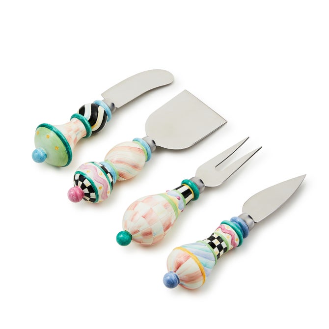 Rosy Meadow Cheese Knife Set image number 0