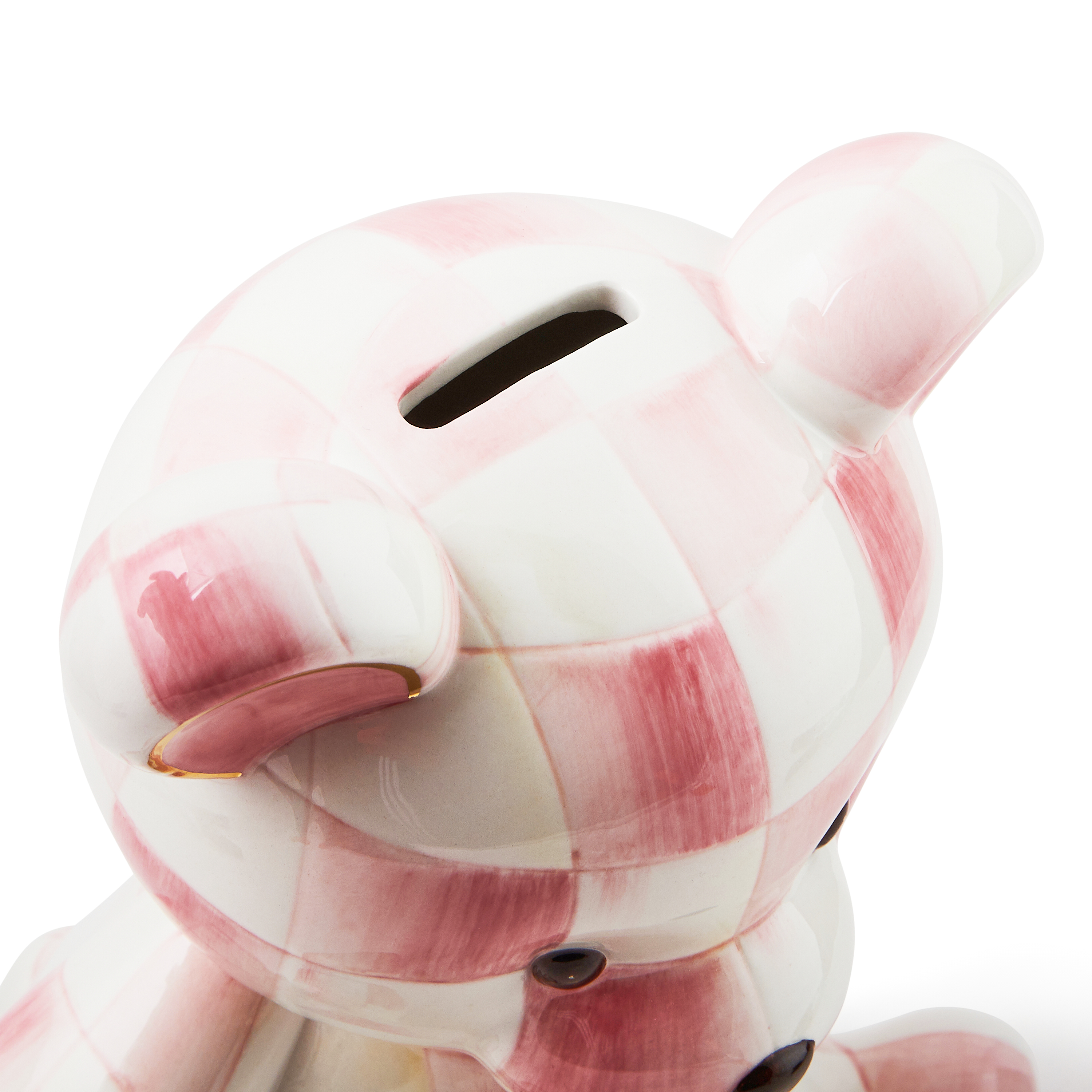 MacKenzie-Childs Rosy Bear Bank - Thumbnail 2