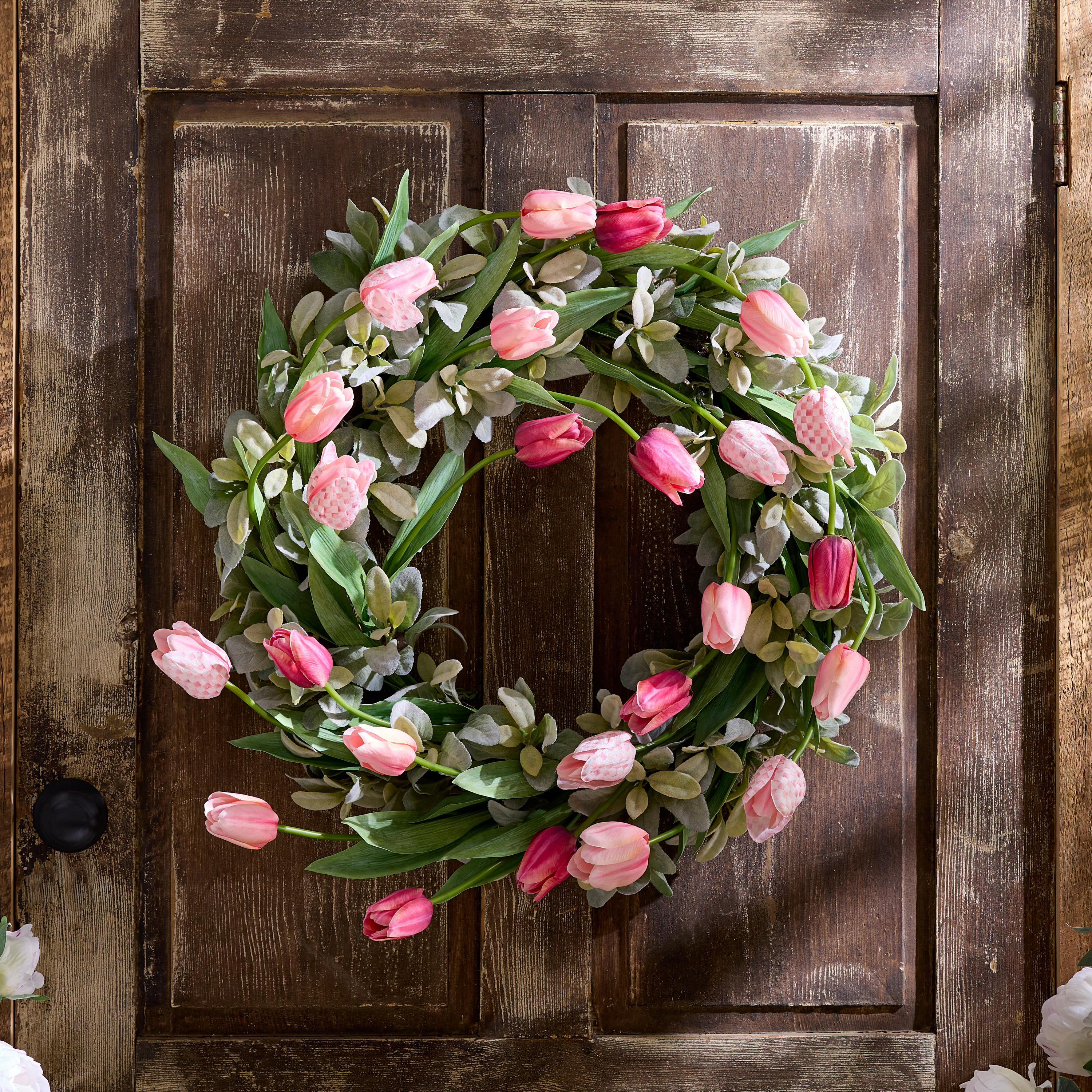 MacKenzie-Childs | Rosy Check Tulip 28