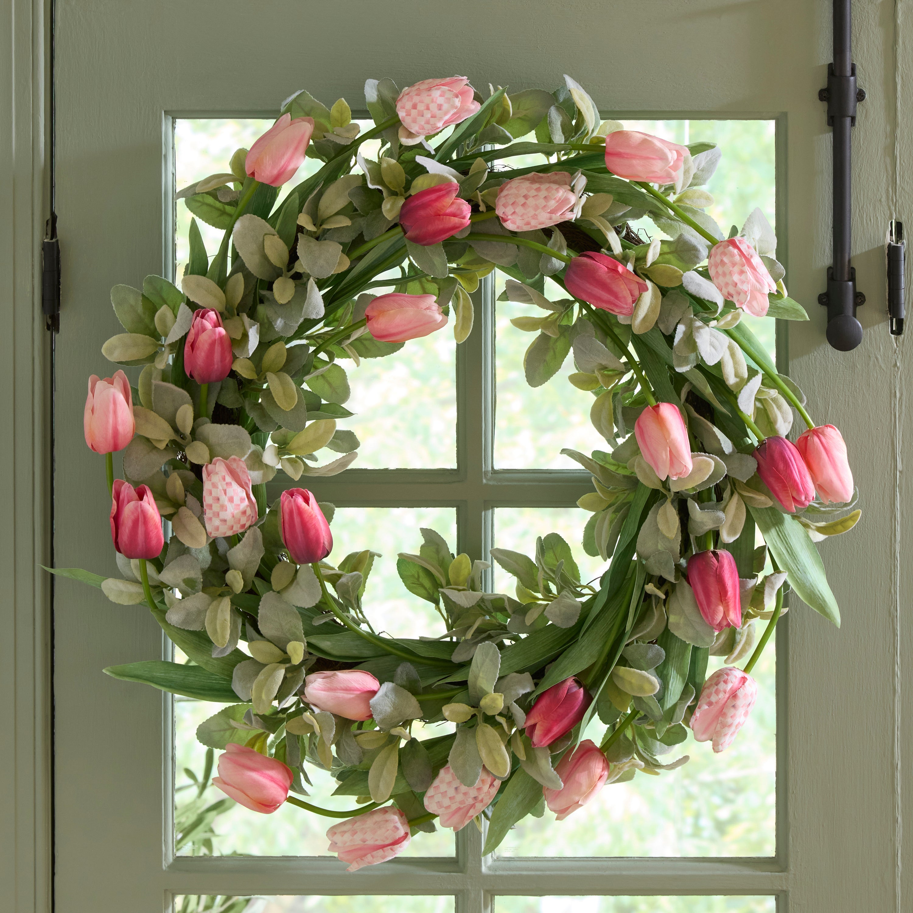 MacKenzie-Childs | Rosy Check Tulip 28