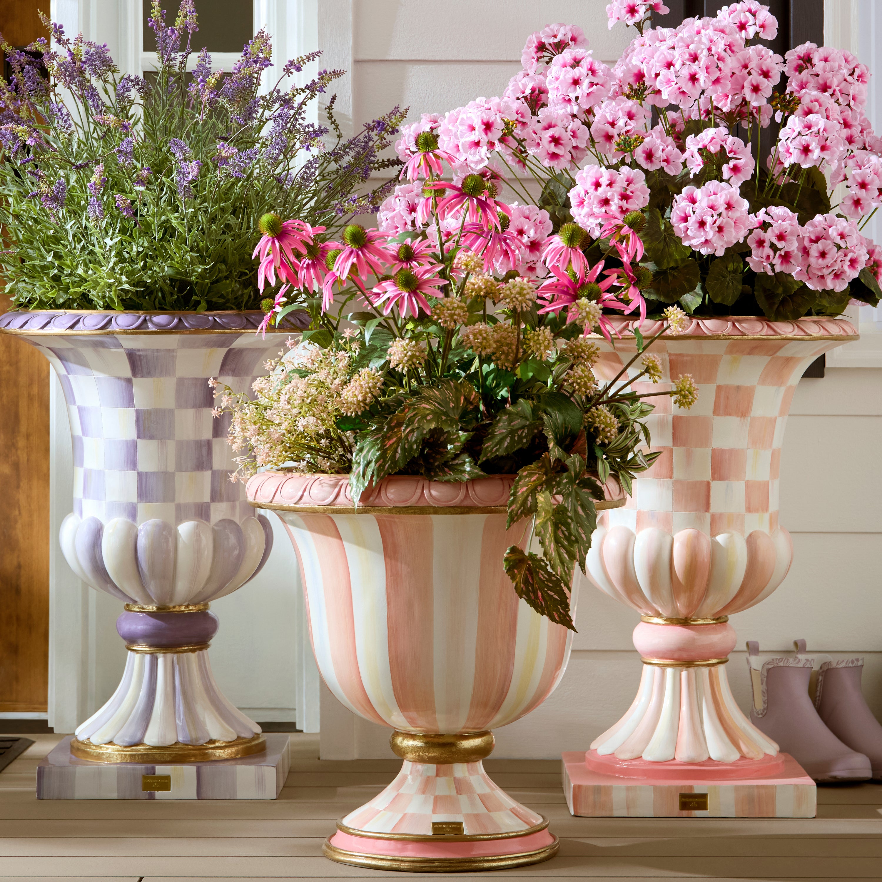 MacKenzie-Childs | Everlasting Pink Mix Urn Filler