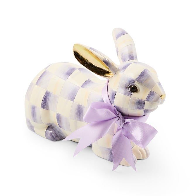 Violet Check Resting Bunny image number 0