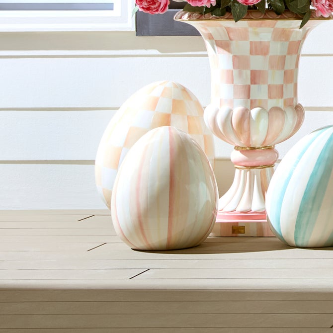 Rosy Stripe Medium Egg image number 1
