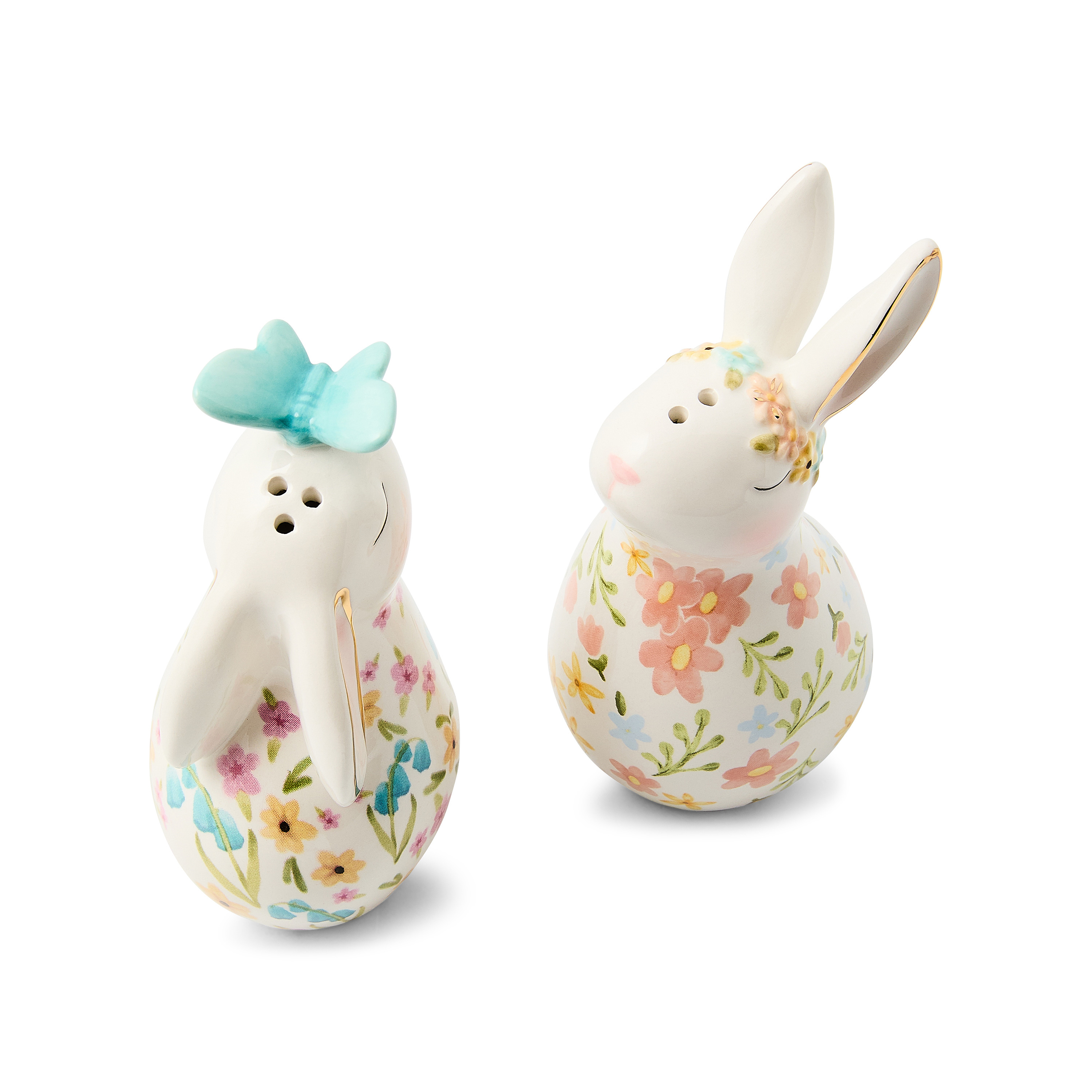 McKenzie Childs バタフライトワイルうさぎ塩・胡椒入れセット MacKenzie-Childs | Posie Patch Rabbit Salt and Pepper Set