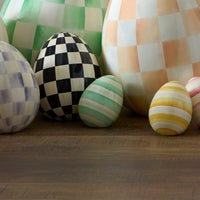 Mint Stripe Mini Egg