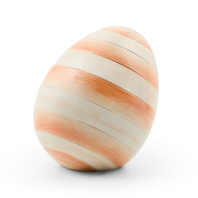 Coral Stripe Mini Egg image number 0