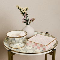 Rosy Check Cocktail Napkin Holder