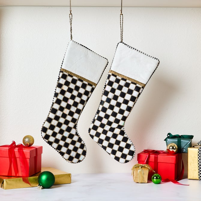 Courtly Check Stockings, Set of 2 image number 1