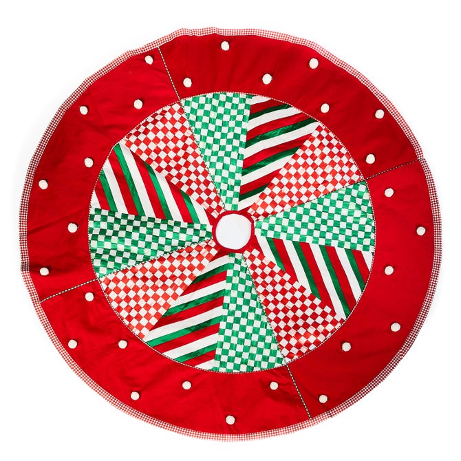Check it Out Patchwork Tree Skirt image number 0
