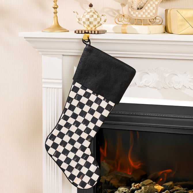 Courtly Check Stocking image number 1
