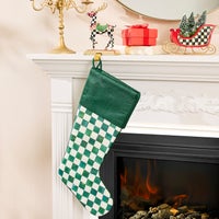 Emerald Check Stocking