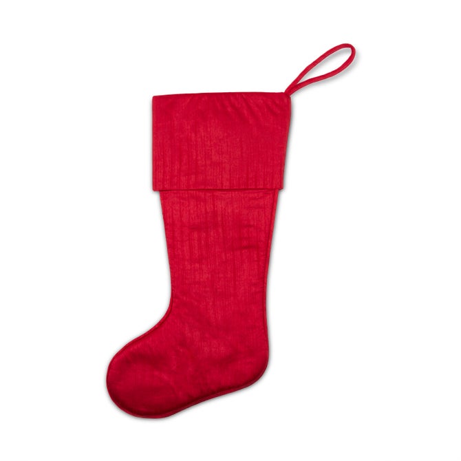 Cherry Check Stocking image number 2