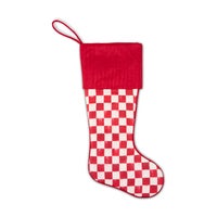 Cherry Check Stocking