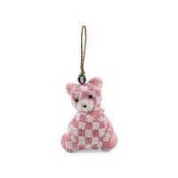 Rosy Check Bear Beaded Ornament