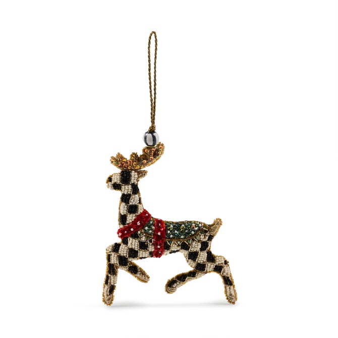 Westminster Deer Beaded Ornament image number 0