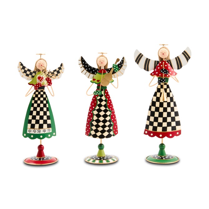 Rejoicing Tin Angels, Set of 3 image number 0