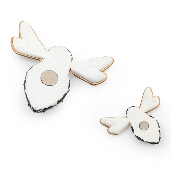Courtly Check Bee Magnets, Set of 2 image number 2
