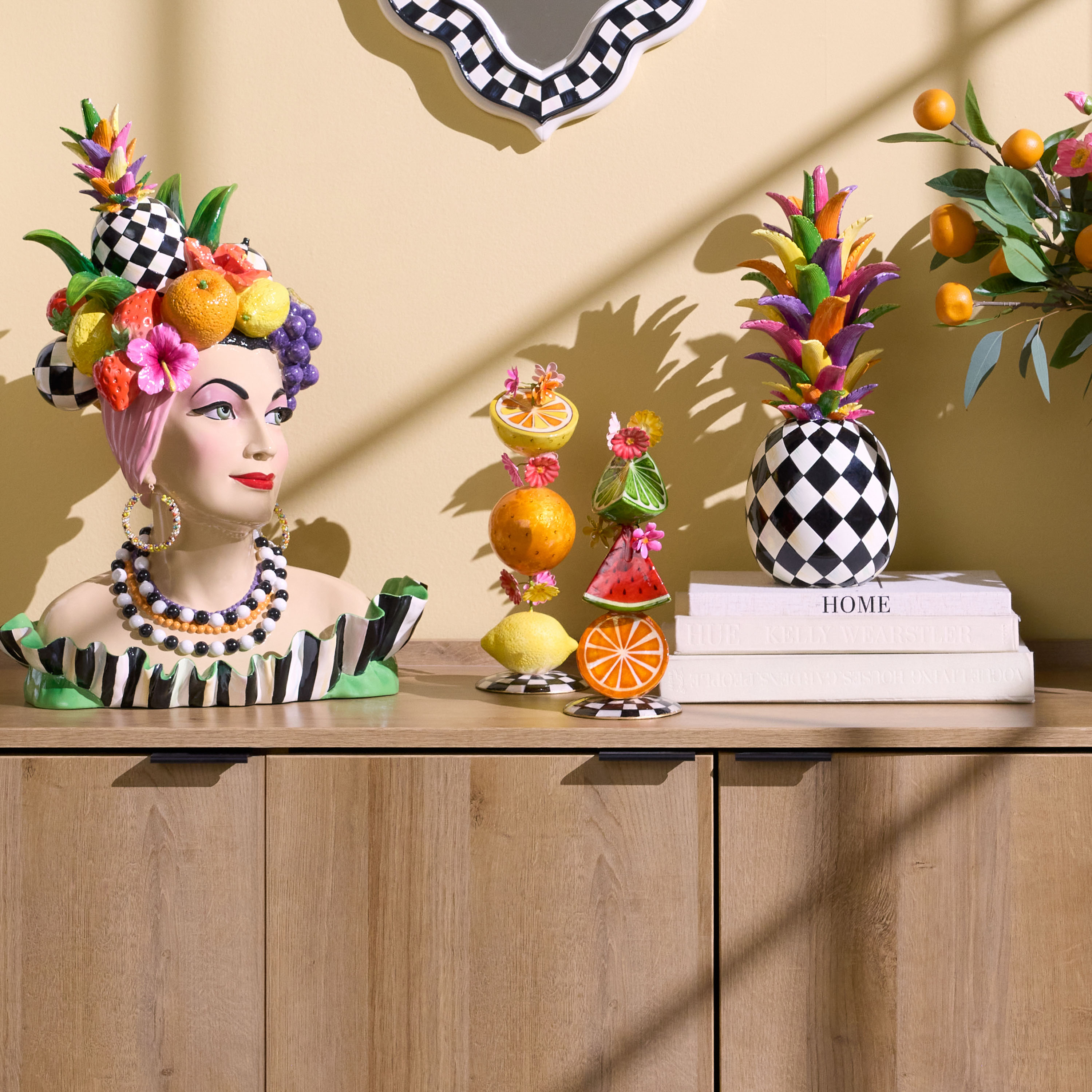 MacKenzie-Childs | Tutti Frutti Topiaries, Set of 2
