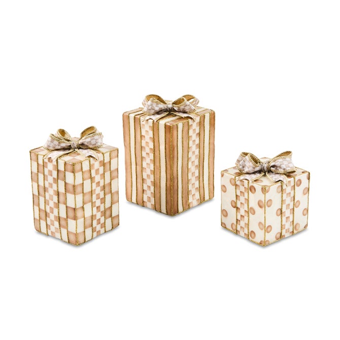 Mocha Capiz Gift Boxes, Set of 3 image number 2