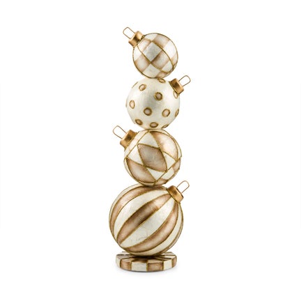 Mocha Capiz Ornament Topiary