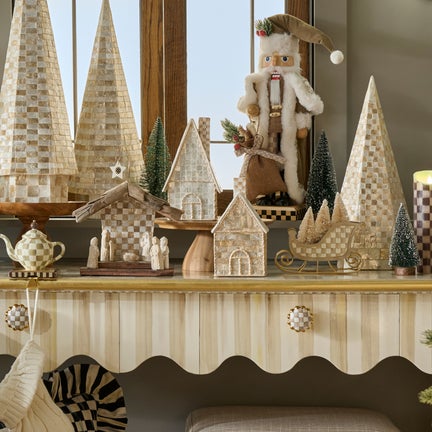 Natural Noel Capiz Houses, Set of 2