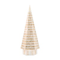 Mocha Check Capiz Medium Tree