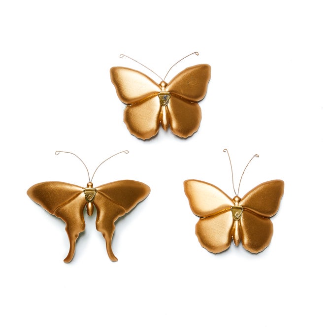 Butterfly Trio Wall Decor - Pond image number 6